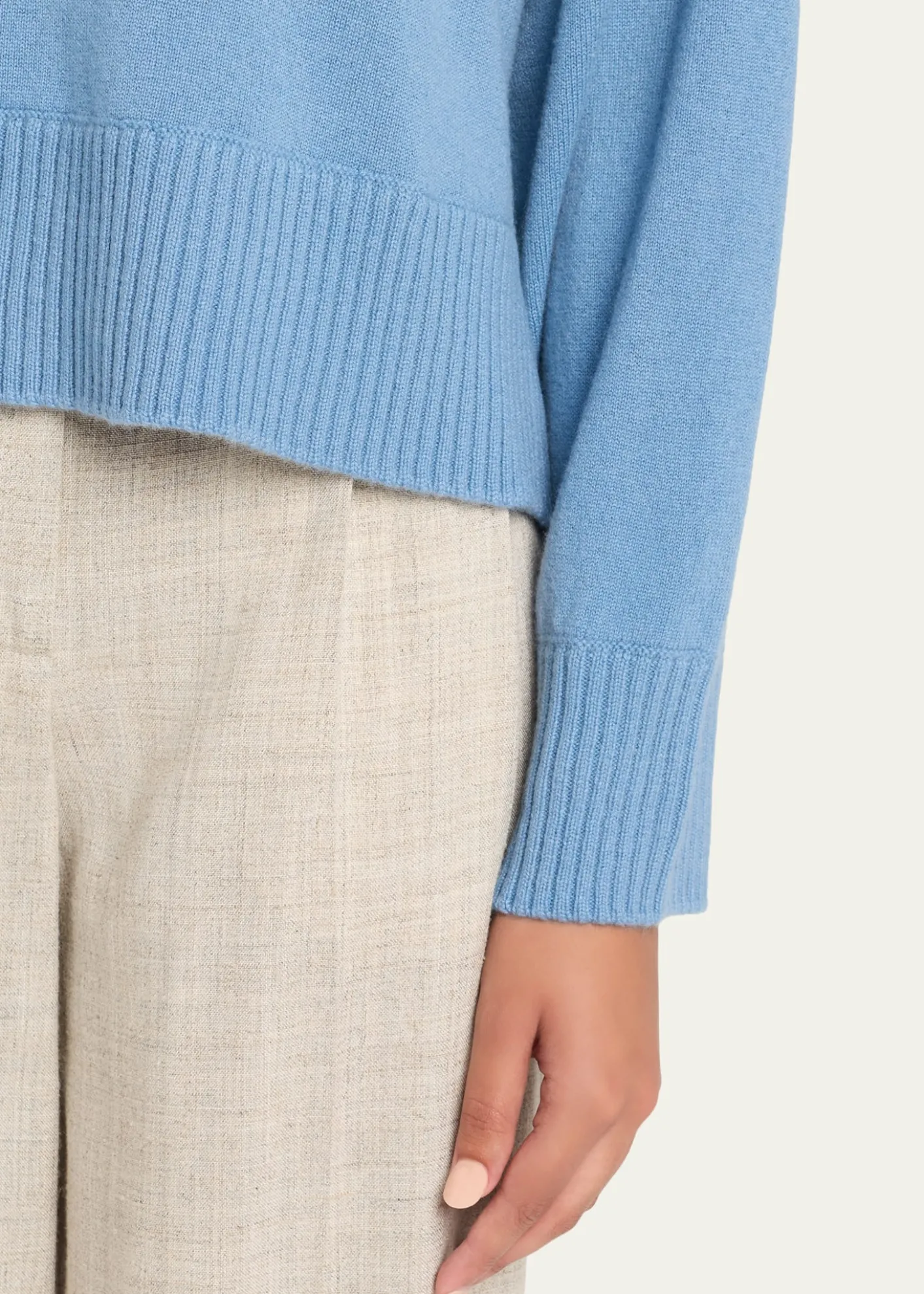 Officine GeneraleNicky Crewneck Cashmere-Blend Sweater