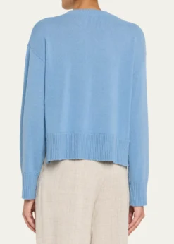 Officine GeneraleNicky Crewneck Cashmere-Blend Sweater