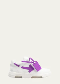 Off-WhiteOut of Office Arrow Leather Trainer Sneakers