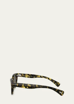 Oliver PeoplesAvelin Havana Acetate Butterfly Sunglasses