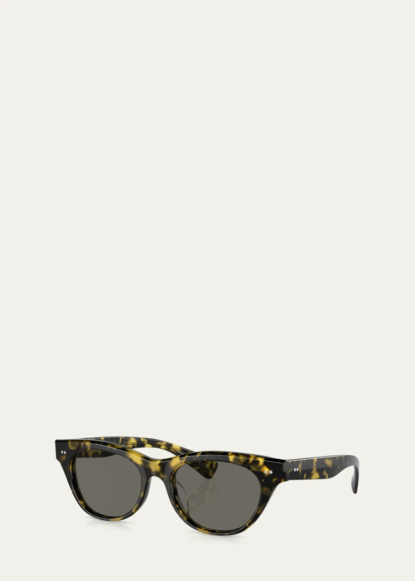 Oliver PeoplesAvelin Havana Acetate Butterfly Sunglasses