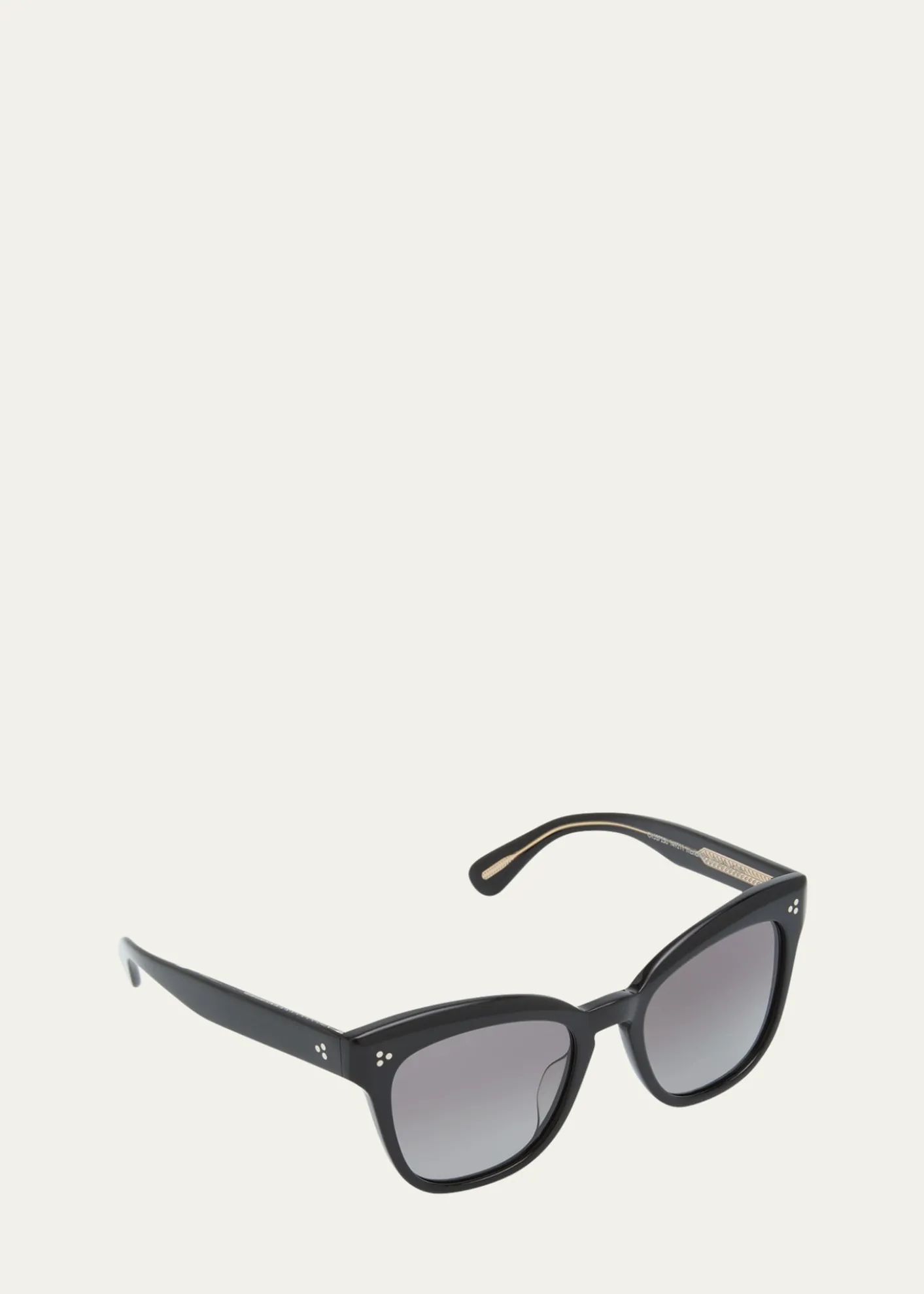 Oliver PeoplesBeveled Acetate Butterfly Sunglasses