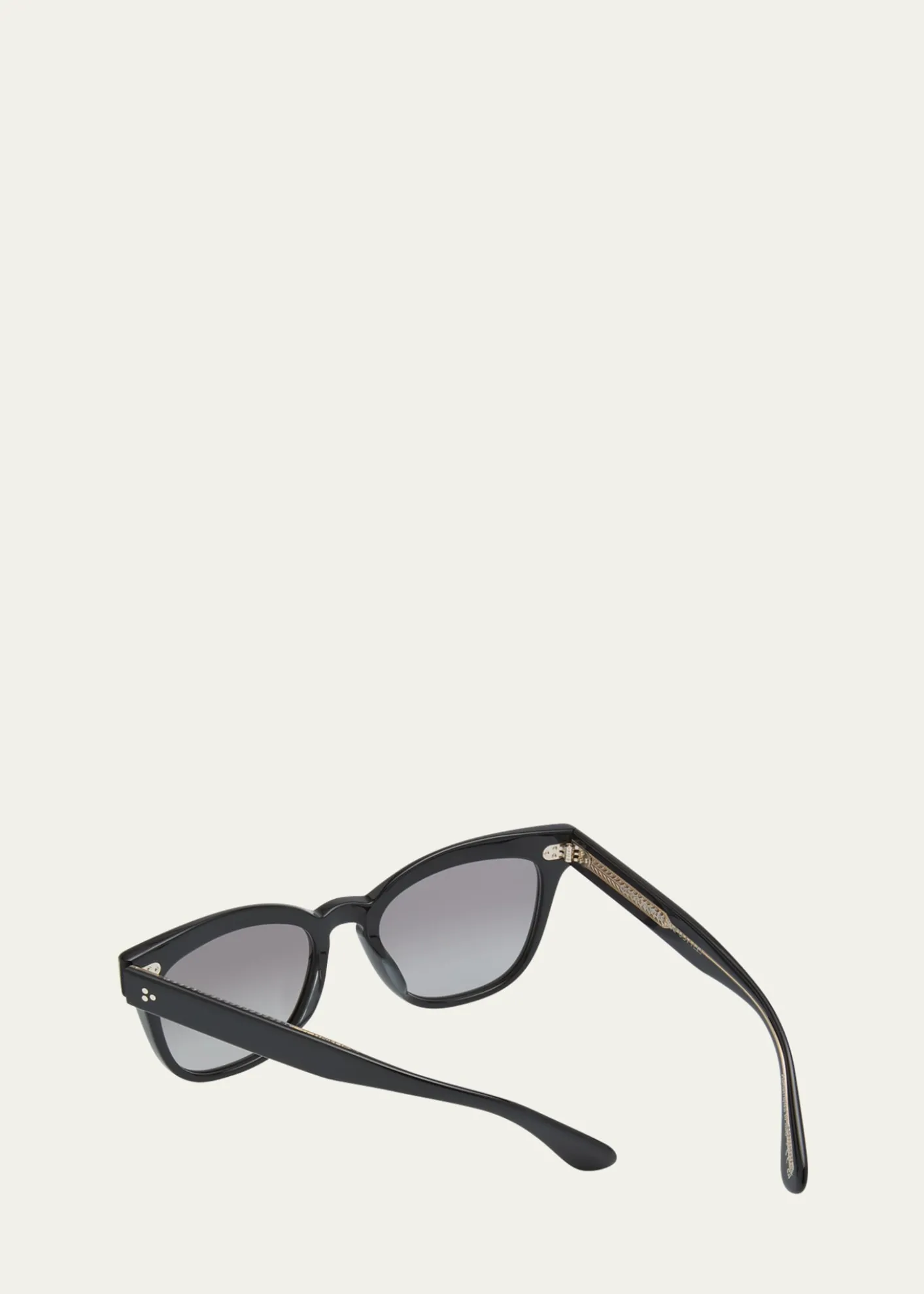 Oliver PeoplesBeveled Acetate Butterfly Sunglasses