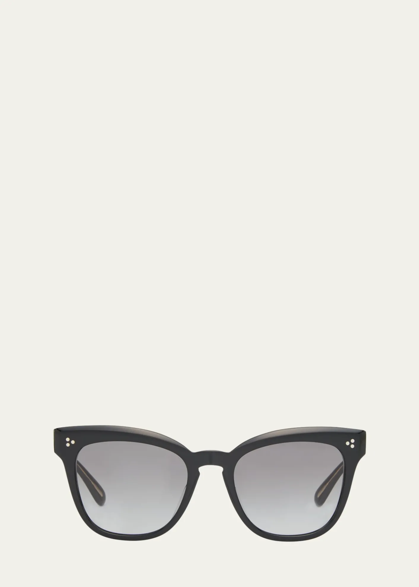 Oliver PeoplesBeveled Acetate Butterfly Sunglasses