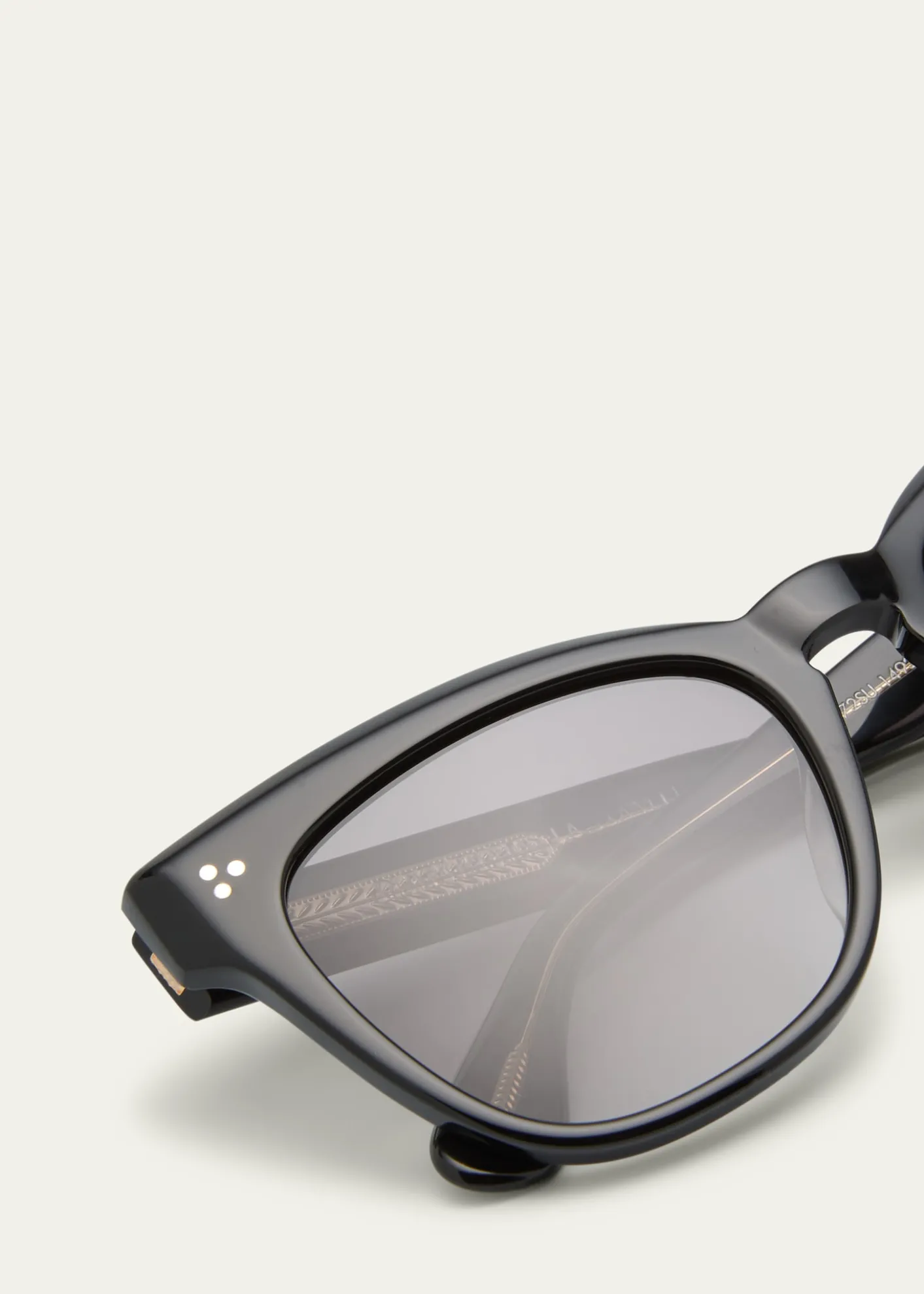 Oliver PeoplesBeveled Acetate Butterfly Sunglasses