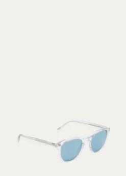 Oliver PeoplesDesmon Round Polarized Acetate Sunglasses