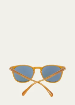 Oliver PeoplesFinley Esq. Sun Acetate Round Sunglasses