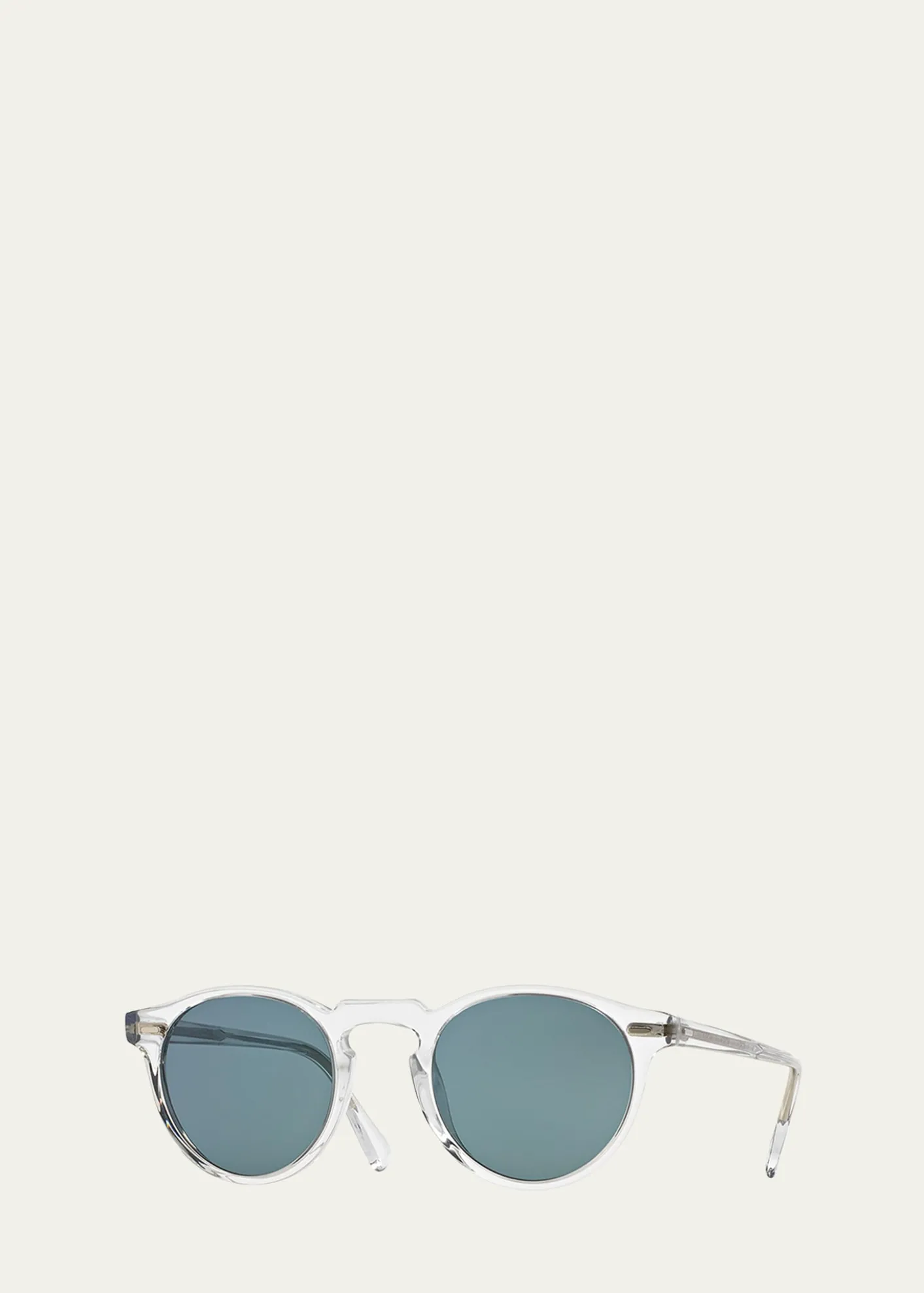 Oliver PeoplesGregory Peck Round Acetate Sunglasses