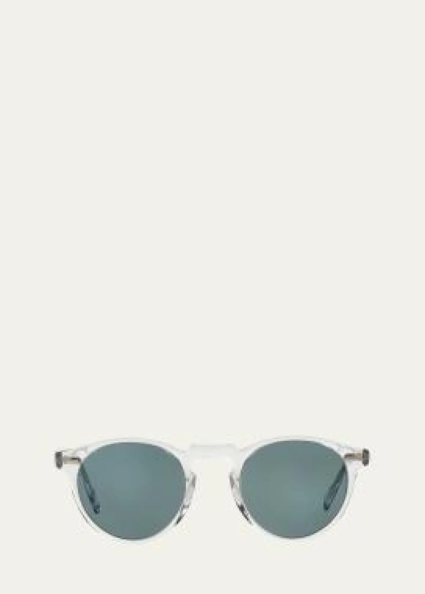 Oliver PeoplesGregory Peck Round Acetate Sunglasses