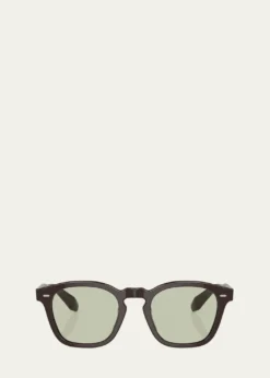 Oliver PeoplesKeyhole Acetate Round Optical Glasses