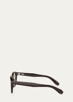 Oliver PeoplesKeyhole Acetate Round Optical Glasses