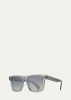 Oliver PeoplesMen's Casian Gradient-Lens Rectangle Sunglasses