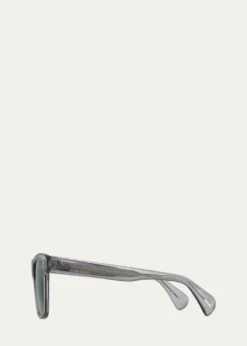 Oliver PeoplesMen's Casian Gradient-Lens Rectangle Sunglasses