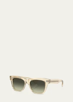 Oliver PeoplesMs. Oliver Gradient Acetate Square Sunglasses