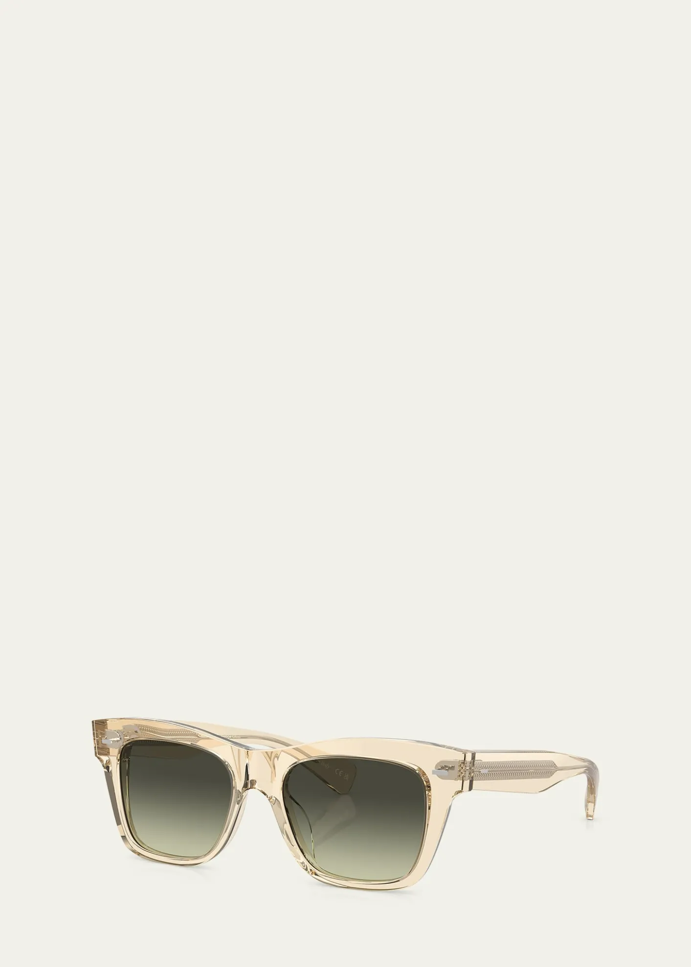 Oliver PeoplesMs. Oliver Gradient Acetate Square Sunglasses