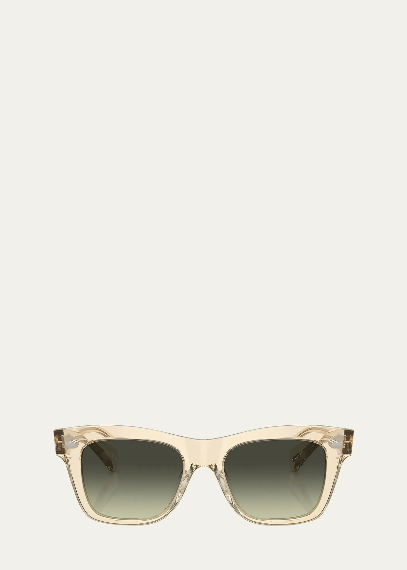 Oliver PeoplesMs. Oliver Gradient Acetate Square Sunglasses