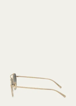 Oliver PeoplesRivetti Titanium Aviator Sunglasses