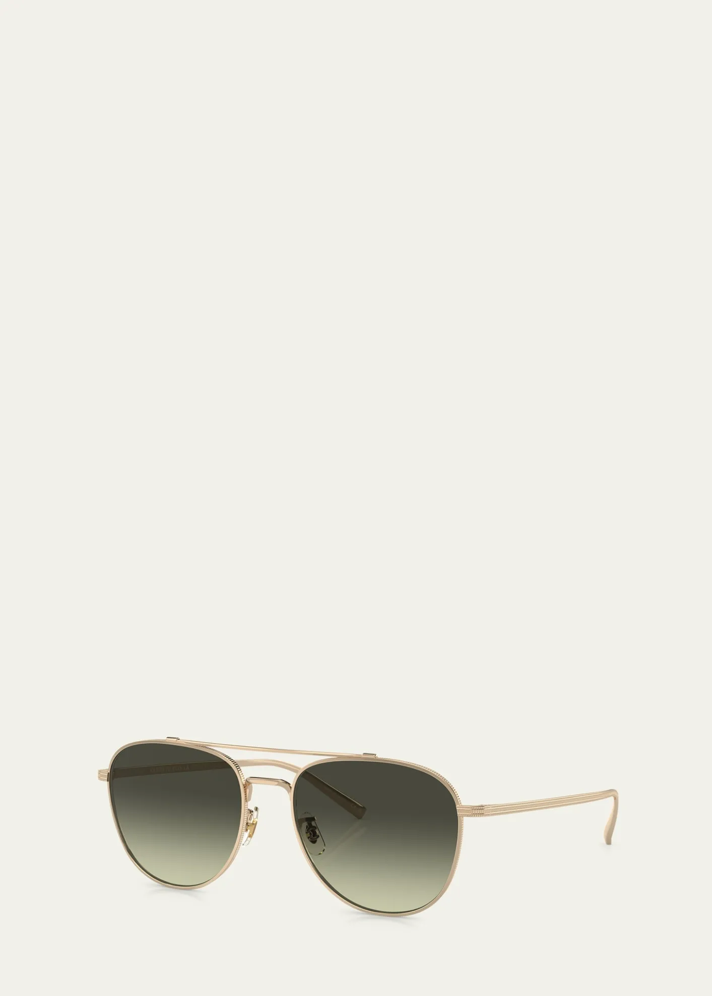 Oliver PeoplesRivetti Titanium Aviator Sunglasses