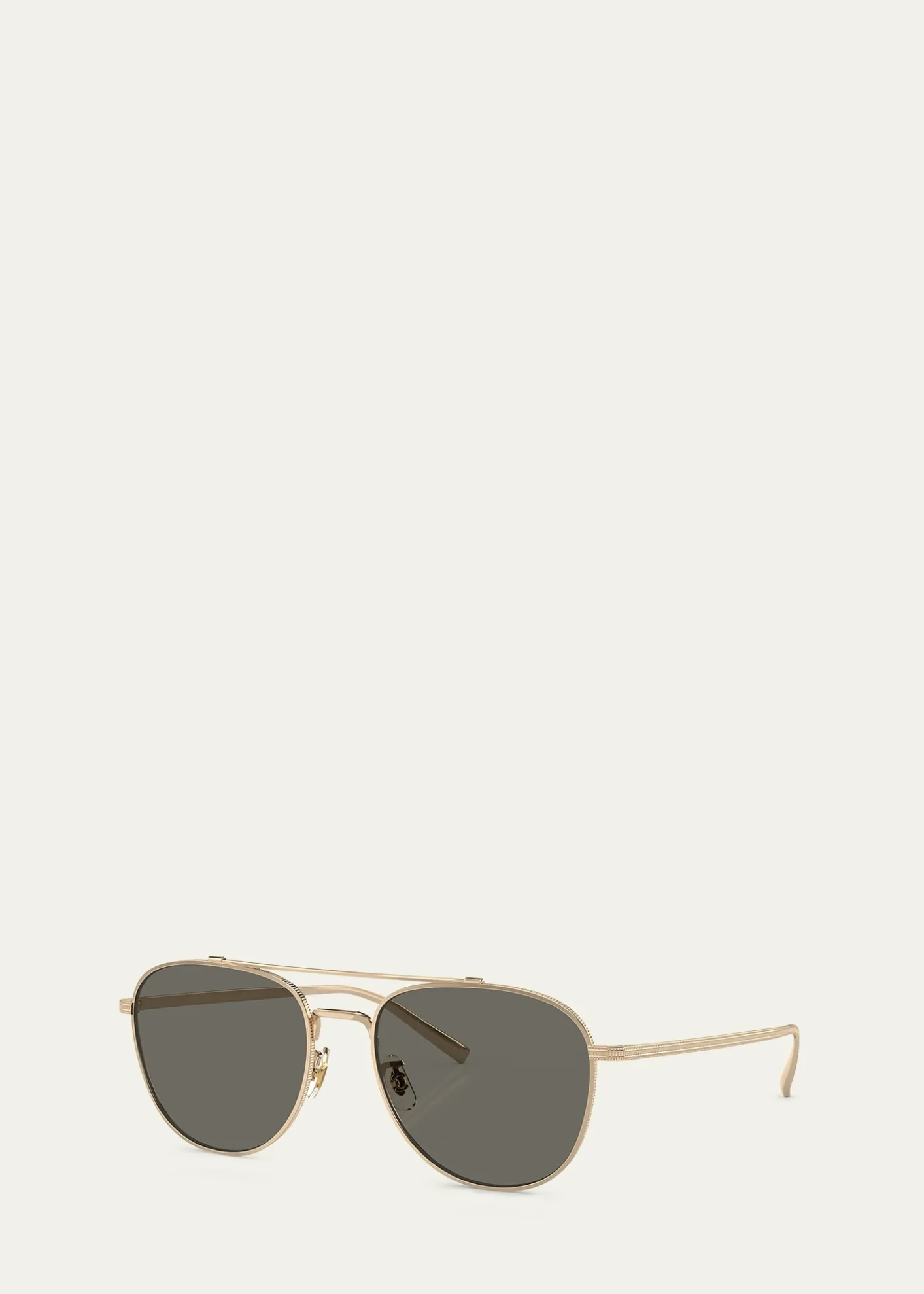 Oliver PeoplesRivetti Titanium Aviator Sunglasses