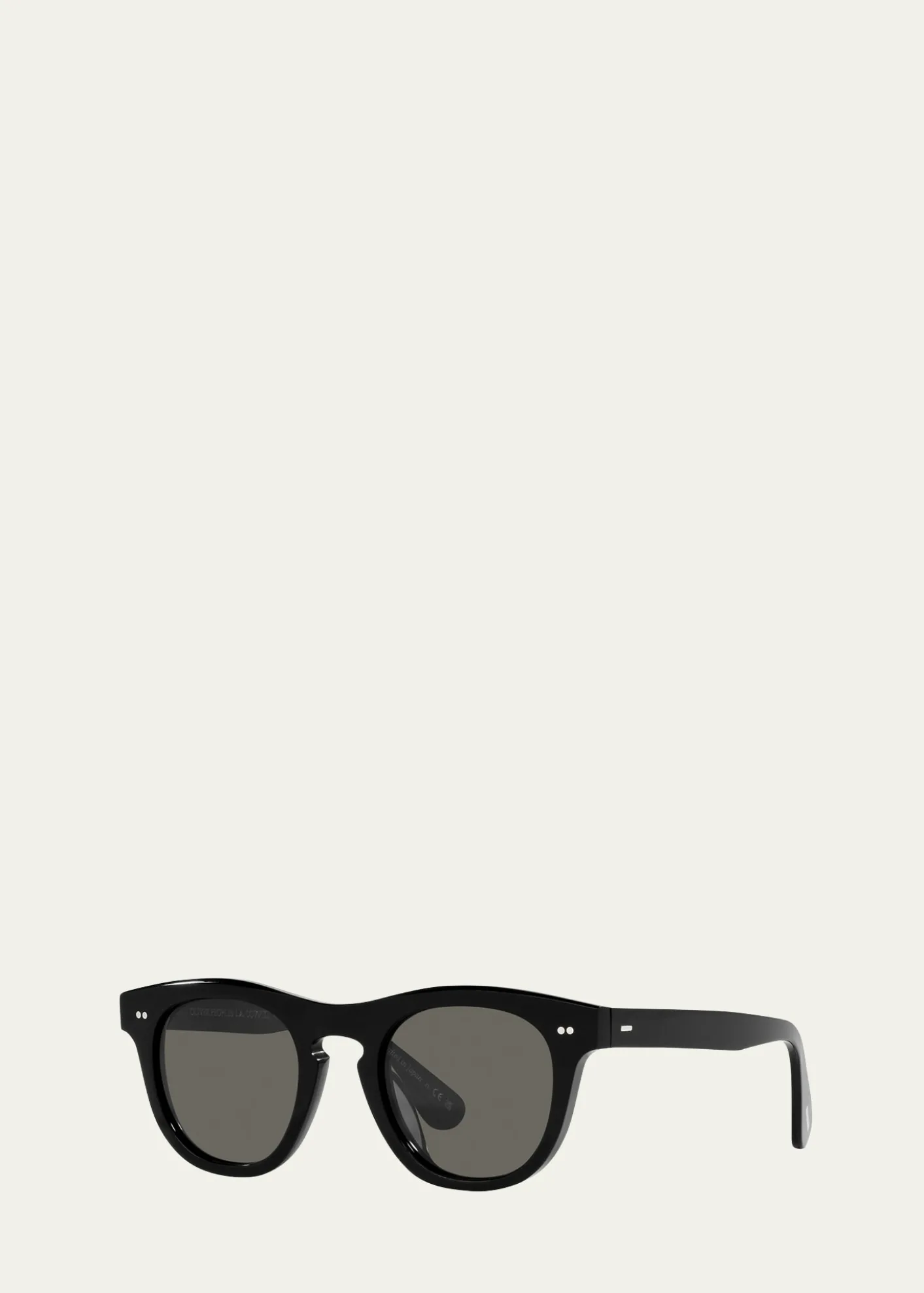 Oliver PeoplesRorke Round Acetate & Crystal Sunglasses