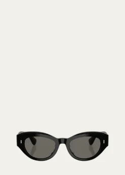 Oliver PeoplesLerrue Oval Sunglasses