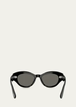 Oliver PeoplesLerrue Oval Sunglasses