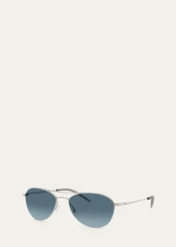 Oliver PeoplesMen's OV1358S Aviator Sunglasses