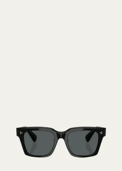 Oliver PeoplesMen's Ov5564su Polarized Square Sunglasses