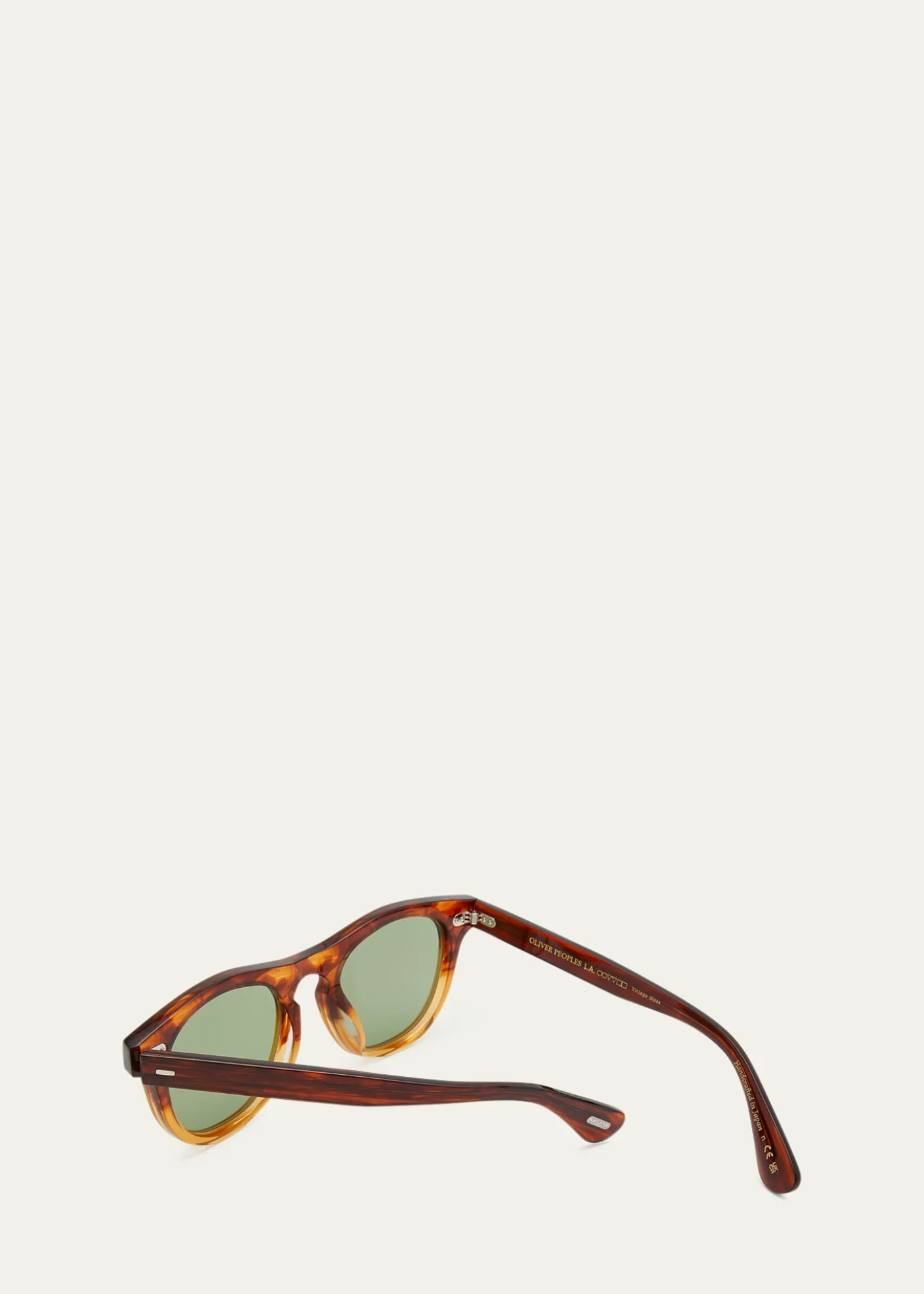 Oliver PeoplesMen's Rorke Round Acetate & Crystal Sunglasses