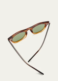 Oliver PeoplesMen's Rorke Round Acetate & Crystal Sunglasses