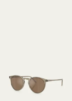 Oliver PeoplesO'Malley Acetate Round Sunglasses