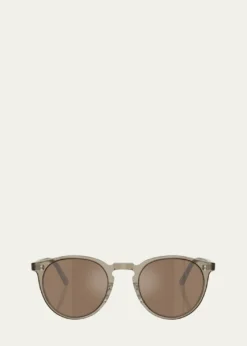 Oliver PeoplesO'Malley Acetate Round Sunglasses