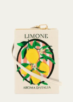 Olympia Le-TanAroma D'Italia Book Clutch Bag with Strap