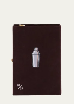 Olympia Le-TanIt's Cocktail Time Book Clutch Bag with Strap