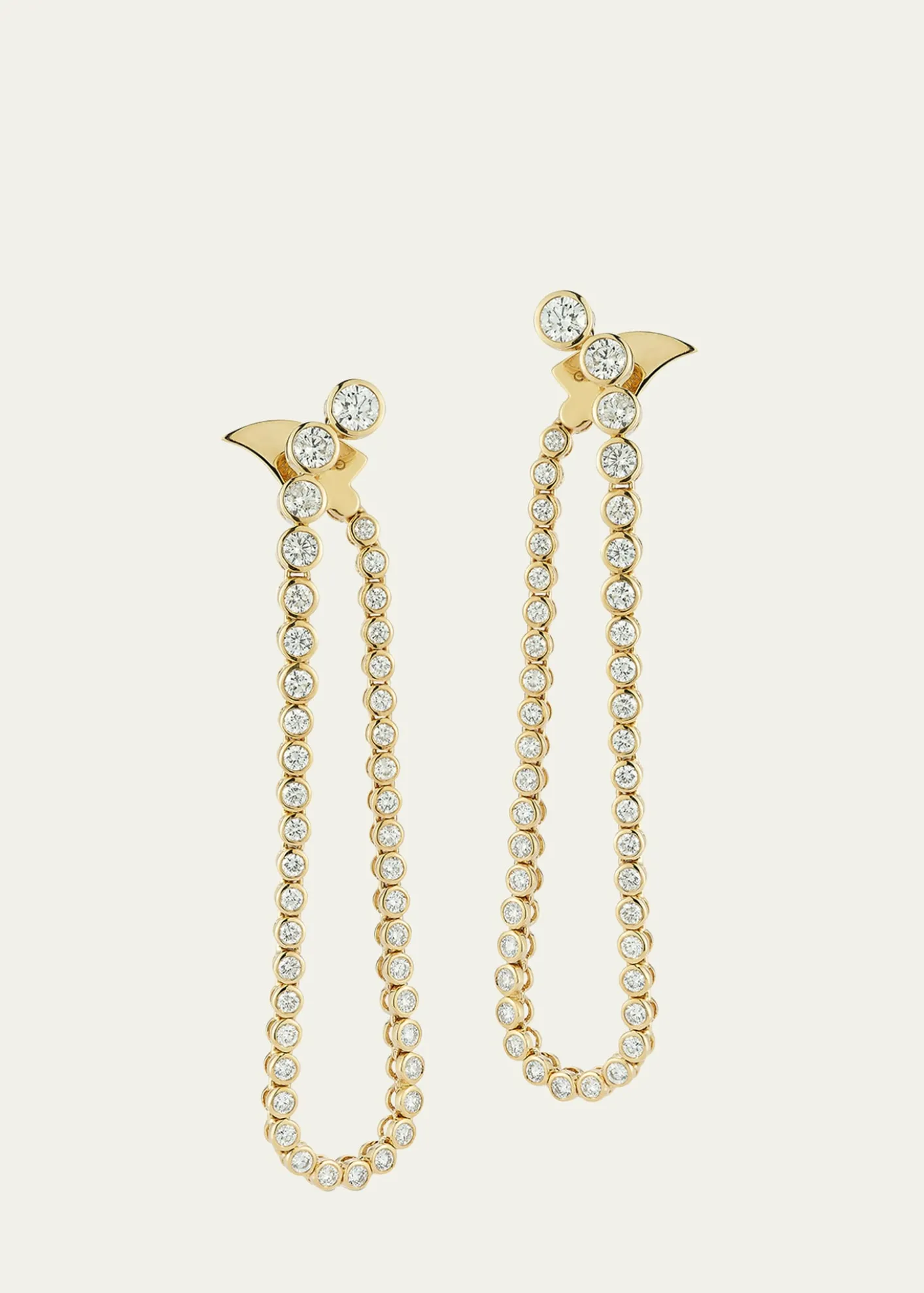 ONDYNGrand Fluorescence Earrings with Diamonds