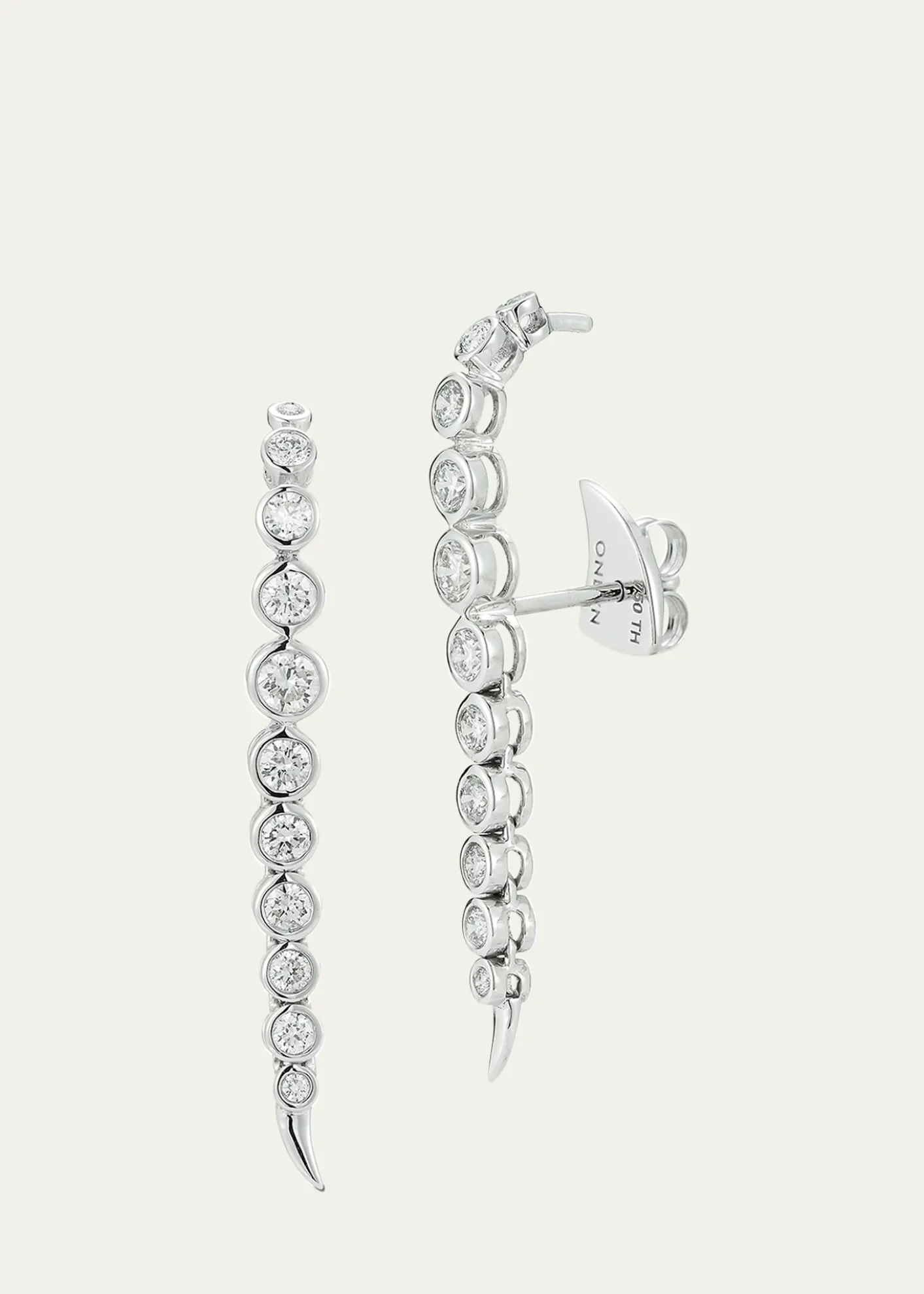 ONDYNRiver Earrings with Diamonds