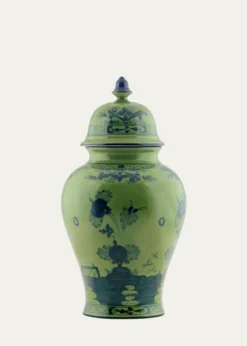Oriente Italiano Potiche 15" Vase with Lid