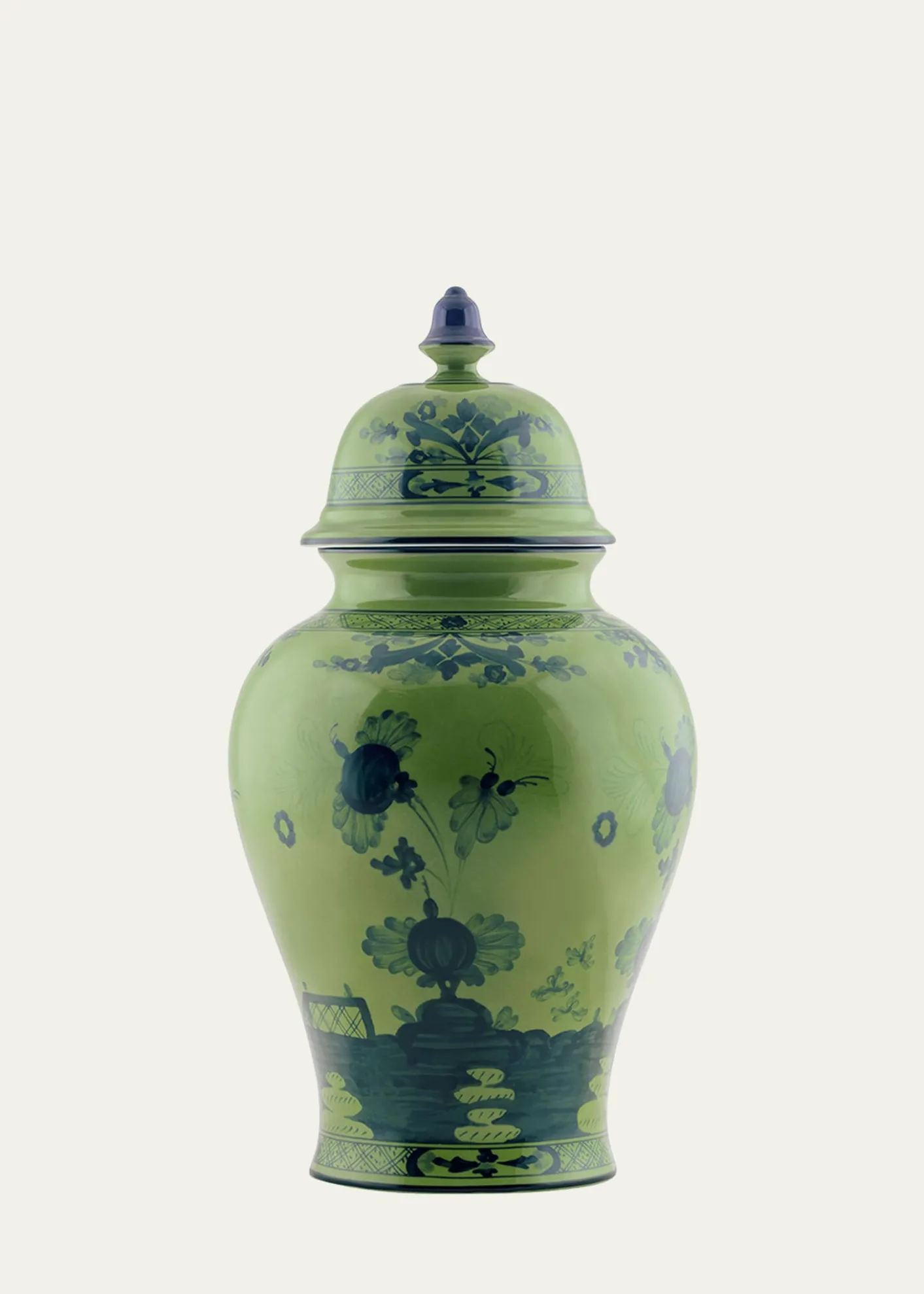 Oriente Italiano Potiche 15" Vase with Lid