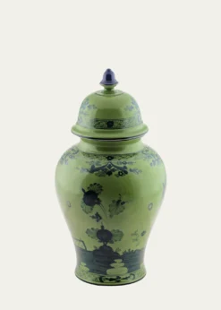 Oriente Italiano Potiche 15" Vase with Lid