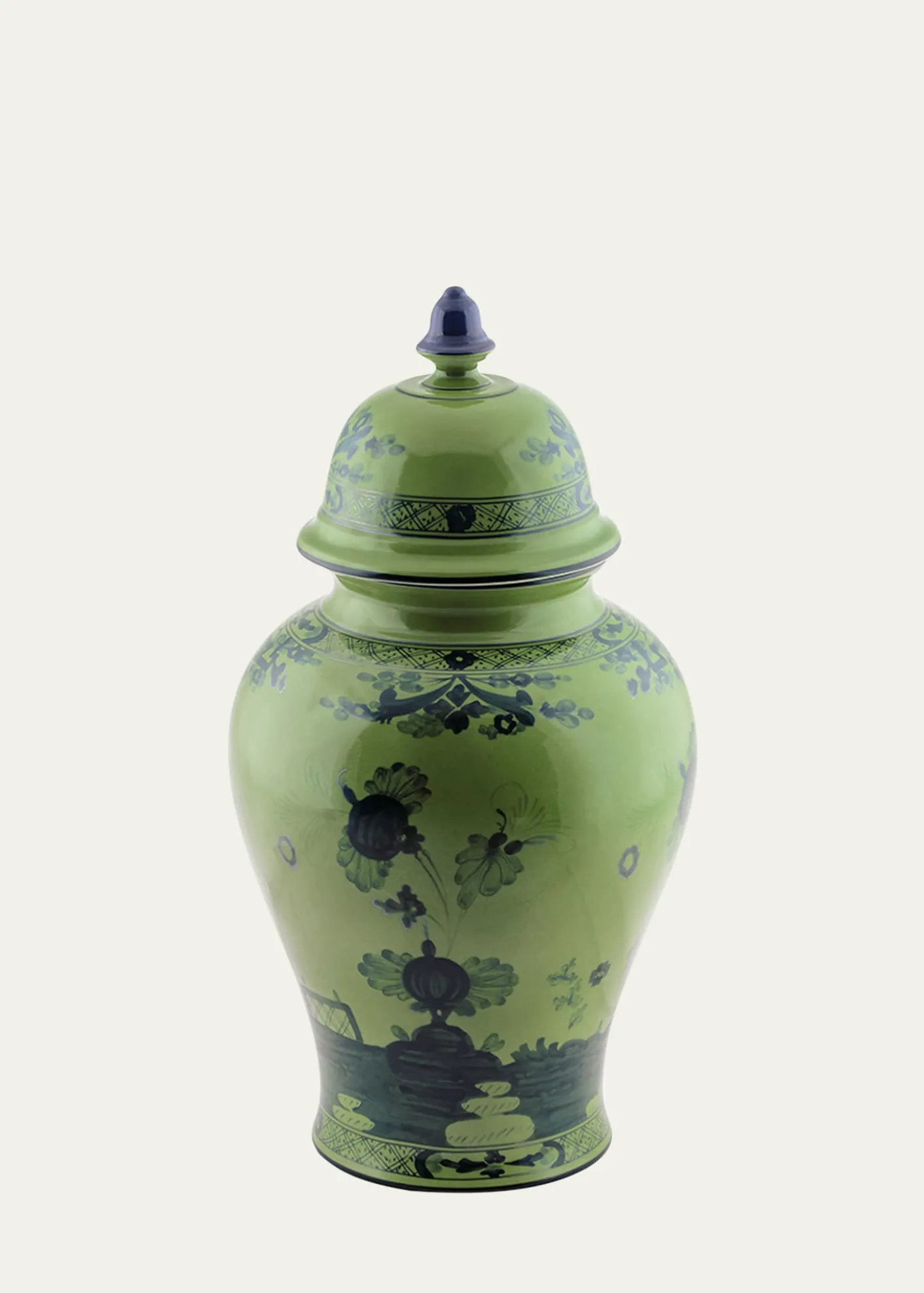 Oriente Italiano Potiche 15" Vase with Lid