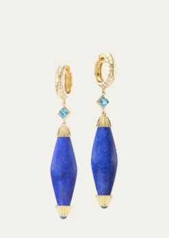 Orly MarcelIntention Bead Earrings with Lapis