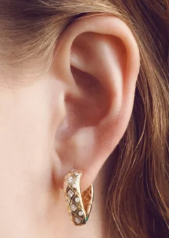 Orly MarcelMama Bliss Diamond Hoop Earrings