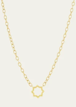 Orly MarcelTextured Oval Link Necklace, 3mm