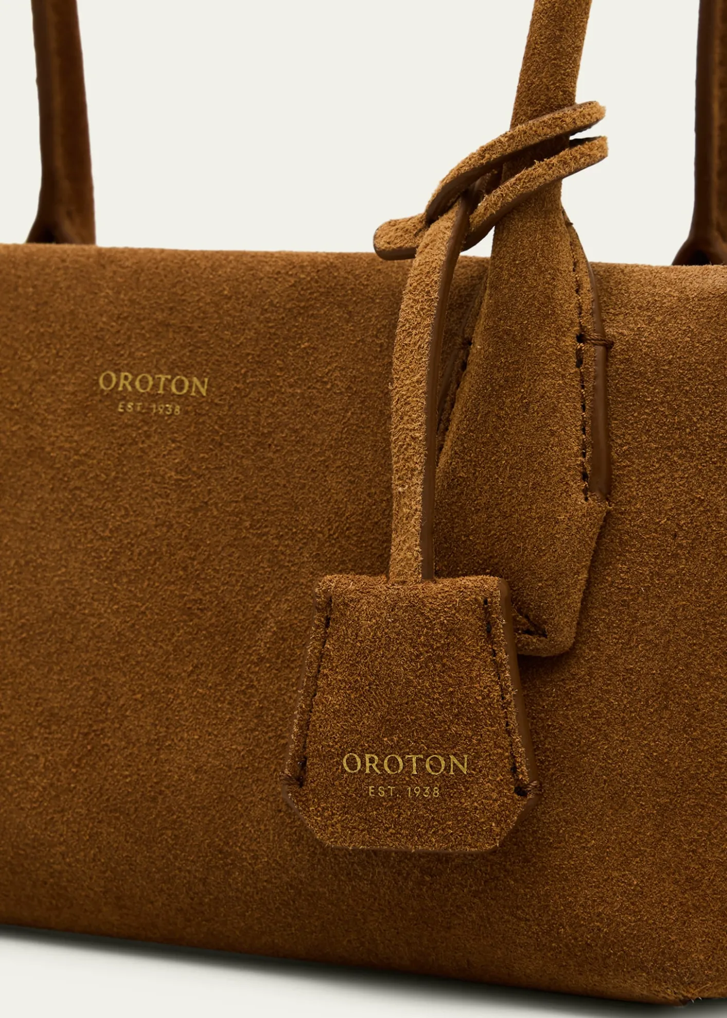 OrotonBreeze Suede Baguette Shoulder Bag