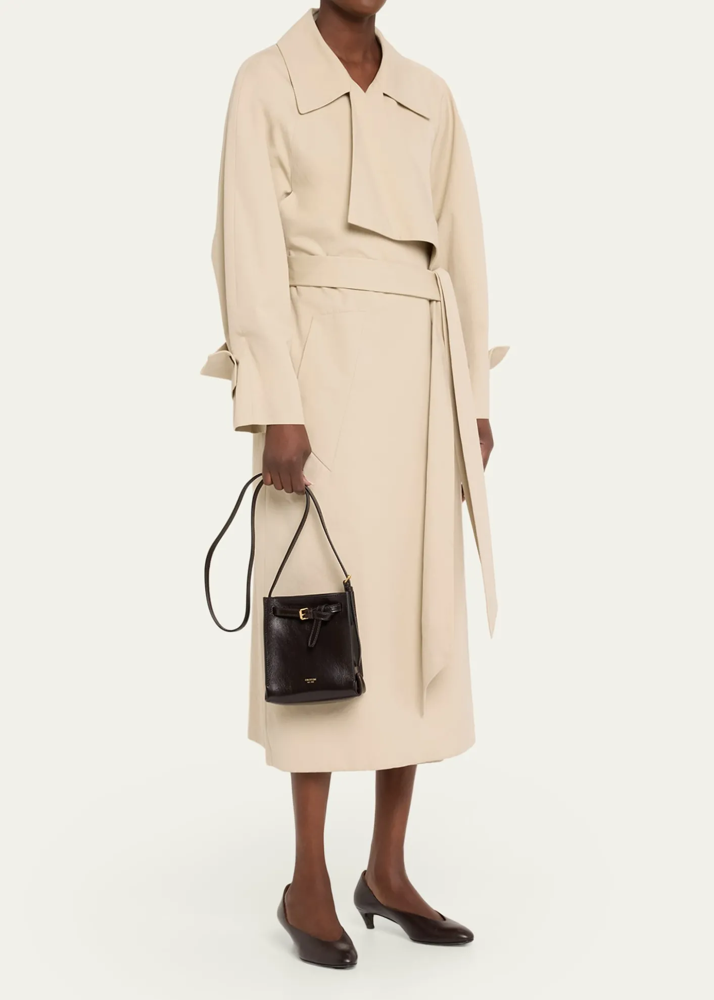 OrotonMargot Tiny Leather Bucket Bag