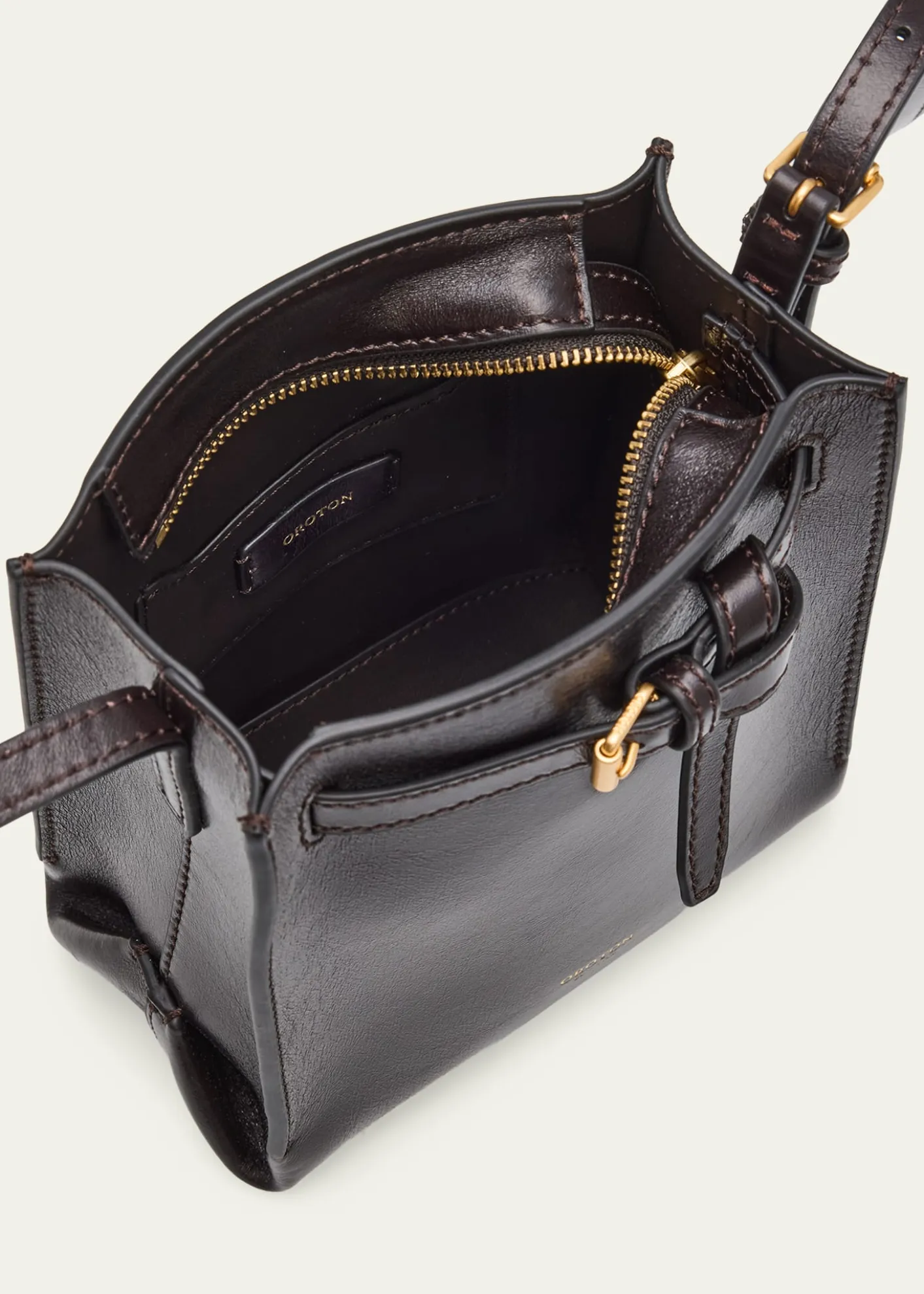 OrotonMargot Tiny Leather Bucket Bag
