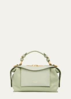 OrotonMica Mini Leather Bowling Bag