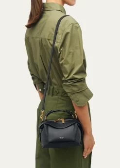 OrotonMica Mini Zip Leather Crossbody Bag