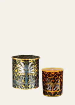 OrtigiaAmbra Nera Decorated Candle
