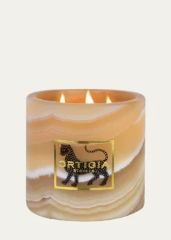 OrtigiaFico d'India Alabaster Candle, 8.8 oz.